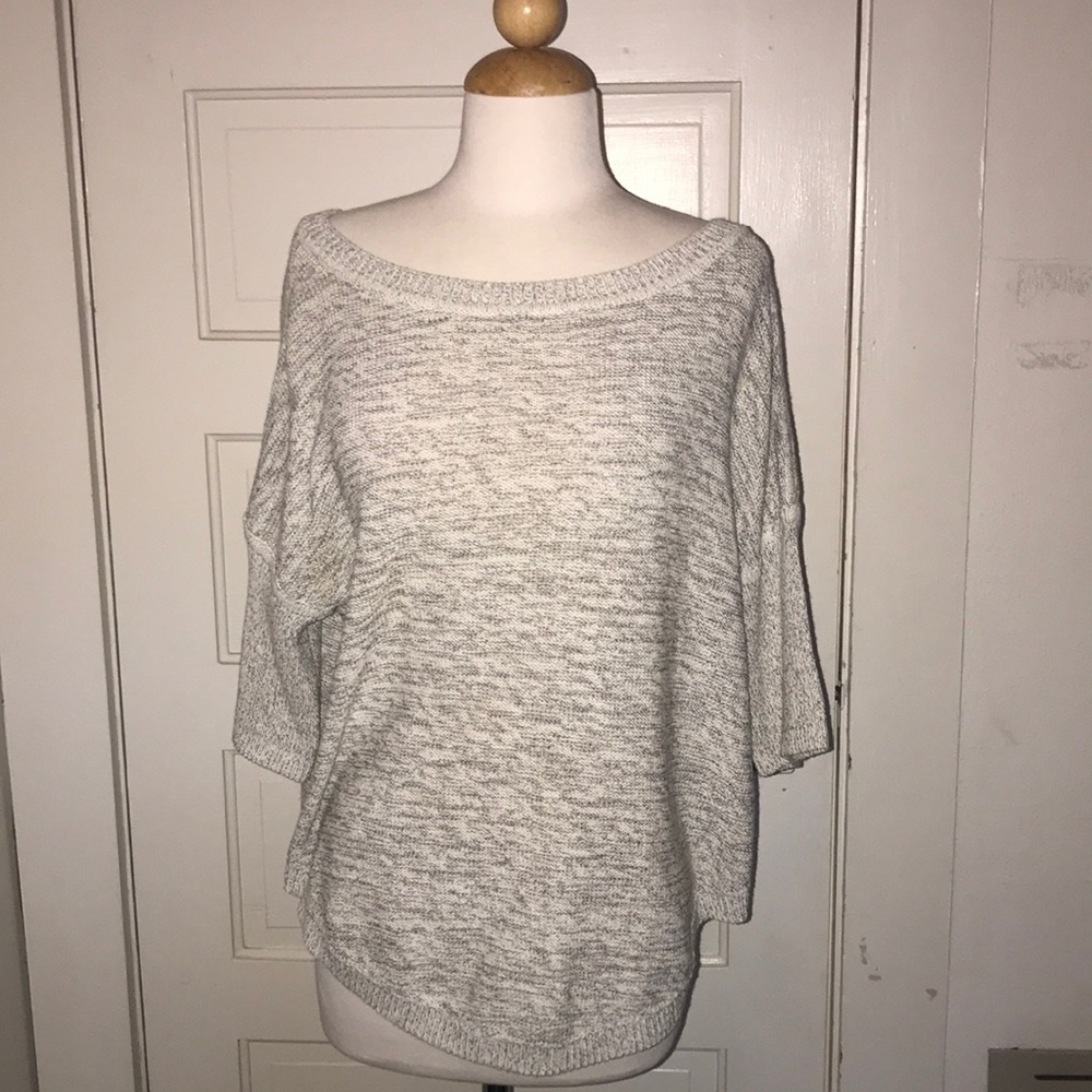Lightly used white/grey sweater